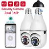 3MP E27 Intelligent menneskelig sporingsalarm Fullfarge Nattsyn Toveis IntercomCamera Dual Light Surveillance Security Cctv-kamera
