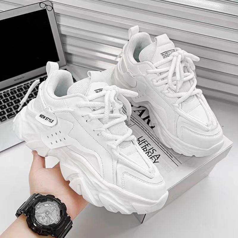 Darth Vader Men's Shoes Spring and Summer Leather Trendy Brand Versatile Casual Running Sports Platform Black Trendy Shoes