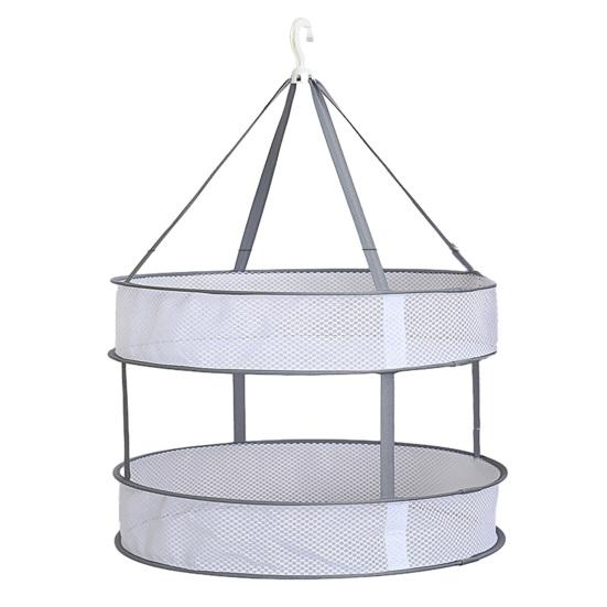 Foldable Mesh Clothes Drying Rack Hanging Sweater Socks Underwear Delicate Garments Dryer Net Lay Flat Collapsible Laundry Clothes Drying Basket