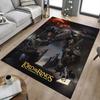 1pc Lord of the Rings Fellowship of the Ring Carpet Office Rug Mat Home Decor Area Carpet Festival Gift Office Desk Chair Carpet Longlasting Material