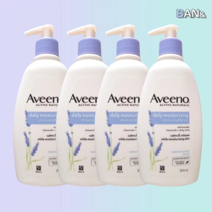 Aveeno Daily Stress Relief Body Lotion 354mL x 4 (17503380)