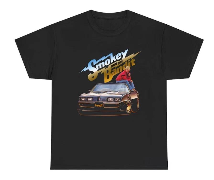 

Smokey And The Bandit Movie Logo Black Navy Tee T-Shirt XL