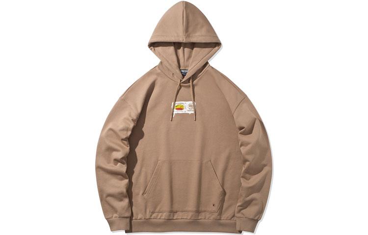 Li Ning Sweatshirts Men s Gingerbread Brown Hooded Moderate Regular AWDQC31-3 S