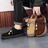 Herren Freizeitschuhe, modische und bequeme Slipper für Frühling und Herbst, vulkanisierte Sportschuhe zum Gehen, Herrenschuhe