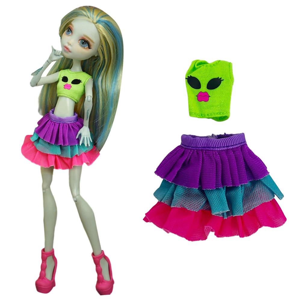 NK Mix 27 CM Doll Clothes 10.5 Inch Doll Accessories Party Cosplay Collection Skirt Coat Fashion Dress 11" Doll House Toy JJ