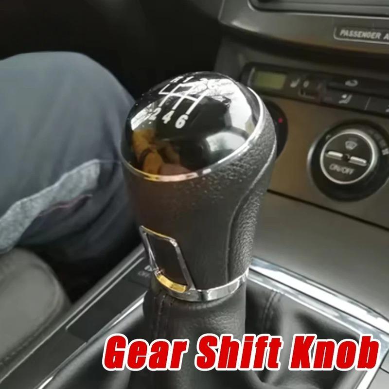 High-quality Manual Car accessories 5/6 Speed Interior Replacement Part Gear Shift Knob For VW Golf 7 MK7  Lever Dust Boot Cover