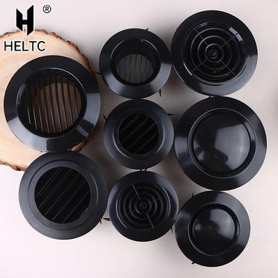 4 Shapes Availables 75/100/125mm Round Ducting Ventilation Cover Air Vent Extract Valve Grille Air Circulation Vents Cover
