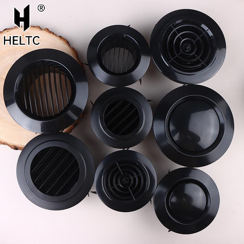 4 Shapes Availables 75/100/125mm Round Ducting Ventilation Cover Air Vent Extract Valve Grille Air Circulation Vents Cover