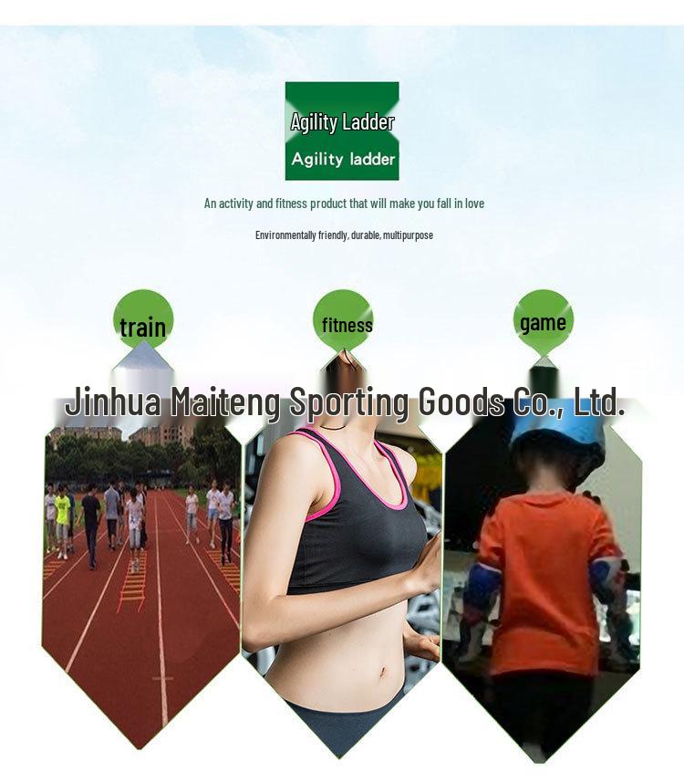 Outdoor Agility Ladder for Footwork, Speed, and Jump Training