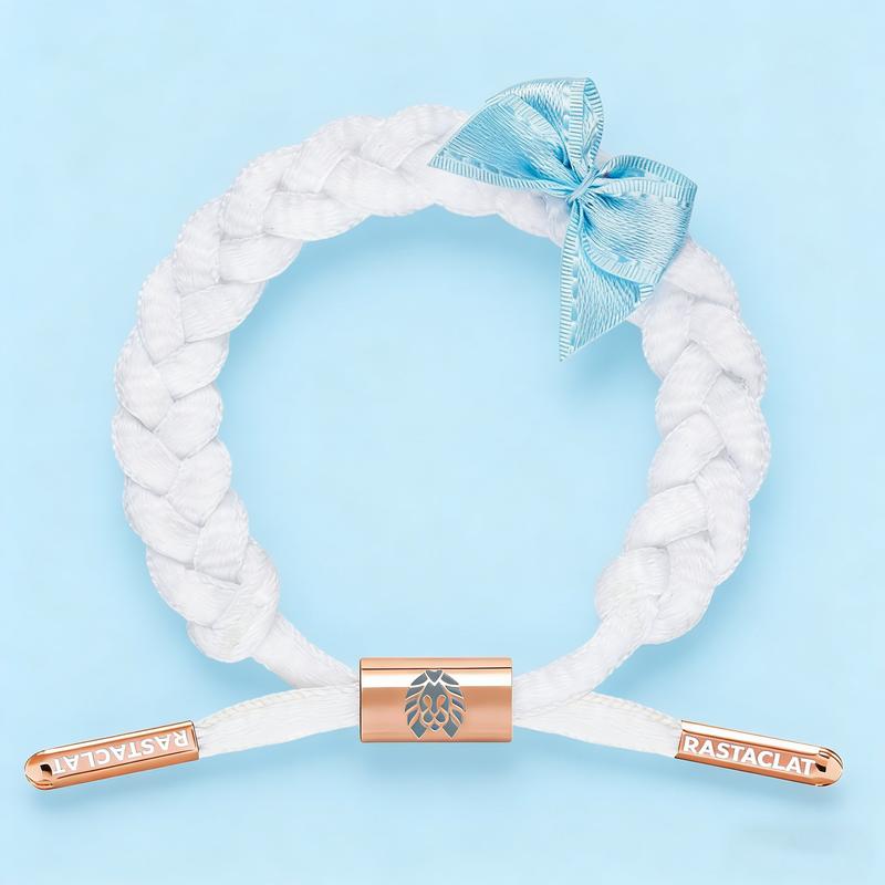 Rastaclat Little lion bow butterfly catkin forest style alloy cloth rope little lion bracelet for women Pure white girls model F