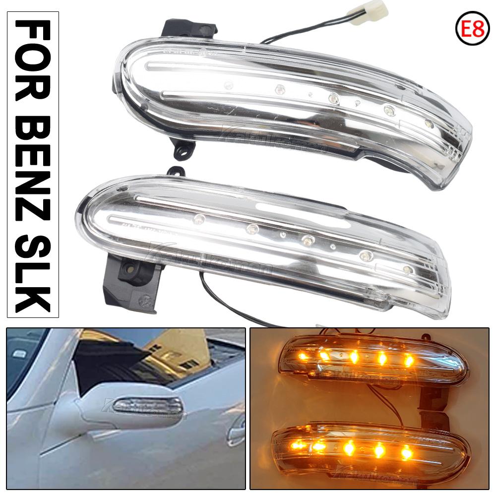 Dynamic LED Sequential Blinker Mirror Turn Light Signal Lamp For Mercedes Benz SLK Class R171 W171 SL Class R230 W230