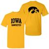 Iowa Hawkeyes Front and Back Print T-Shirt - Gold