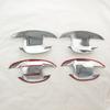 For Toyota Prius Prius30 30 2010 2011 2012 2013 2015 ABS Chrome Car Accessories Plated Door Handle Bowl Cover Trim Paste Style
