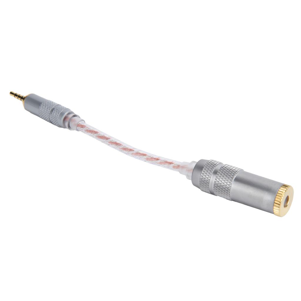 Audio Adapter Cable Male to Female Headset Conversion Cable Adapter for ZX300A HiFiman2.5mm Balanced Male to 4.4mm