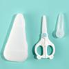 ZISIZ Baby Food Scissors with Storage Case