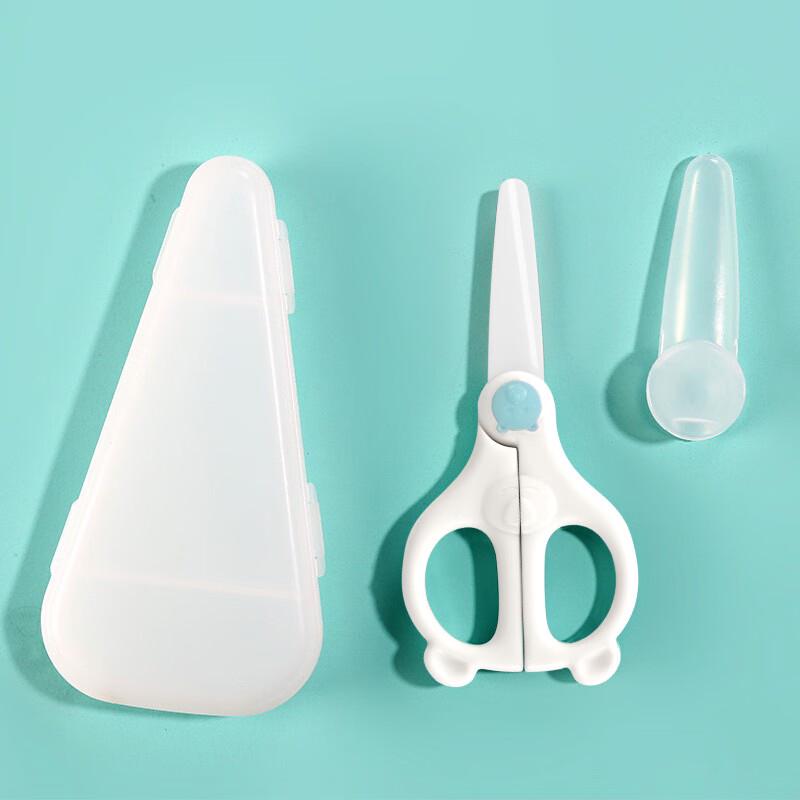 ZISIZ Baby Food Scissors with Storage Case