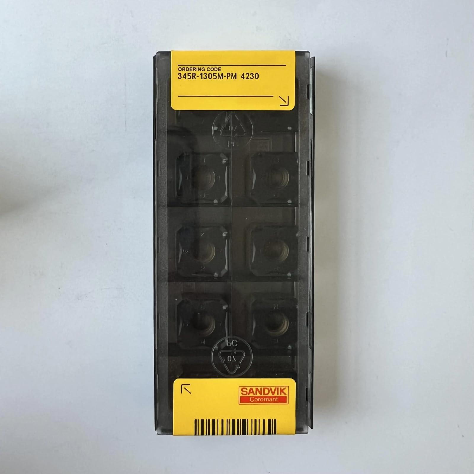 

Original Sandvik / 345R-1305M-PM 4230 / CNC lathe carbide blade 10 PCS