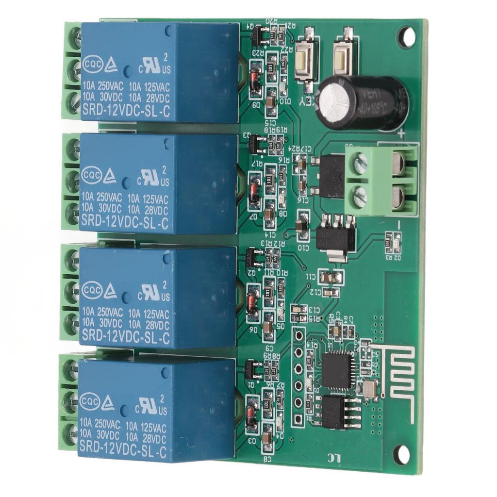 4 Channel Relay Module ESP8266 Chip WiFi Wireless Control Quad Relay Board for Electronic Equipment