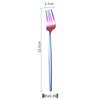 Portugal Gold Stainless Steel Cutlery Set: Four-Piece Knife, Fork, and Spoon Set for Steaks.