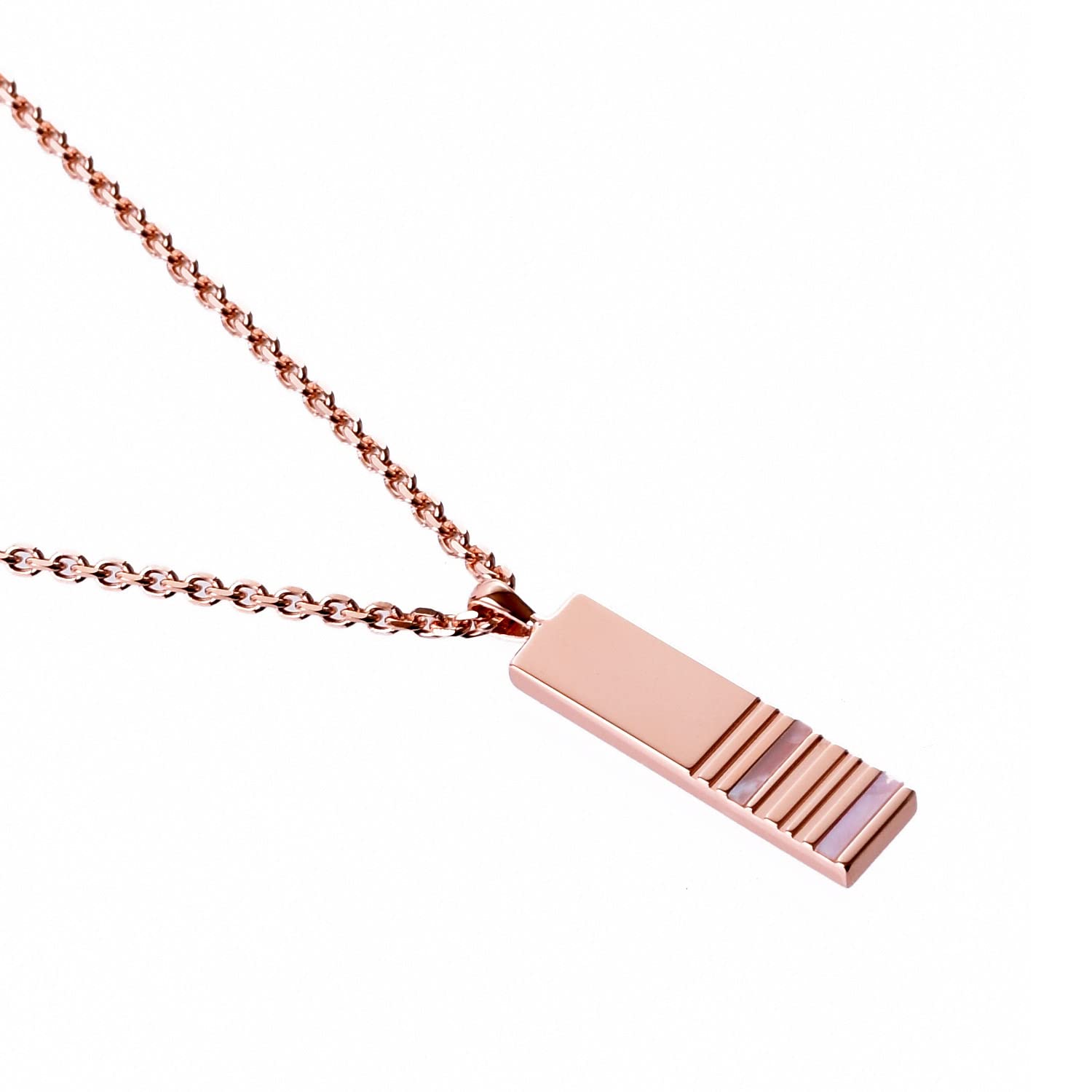 

Paul Smith Necklace and Chain Set with Striped Shell and Care Simple Logo Black and Pink 130910 210 Pink Cloth, Jewelry, Gold, (No Personalization,