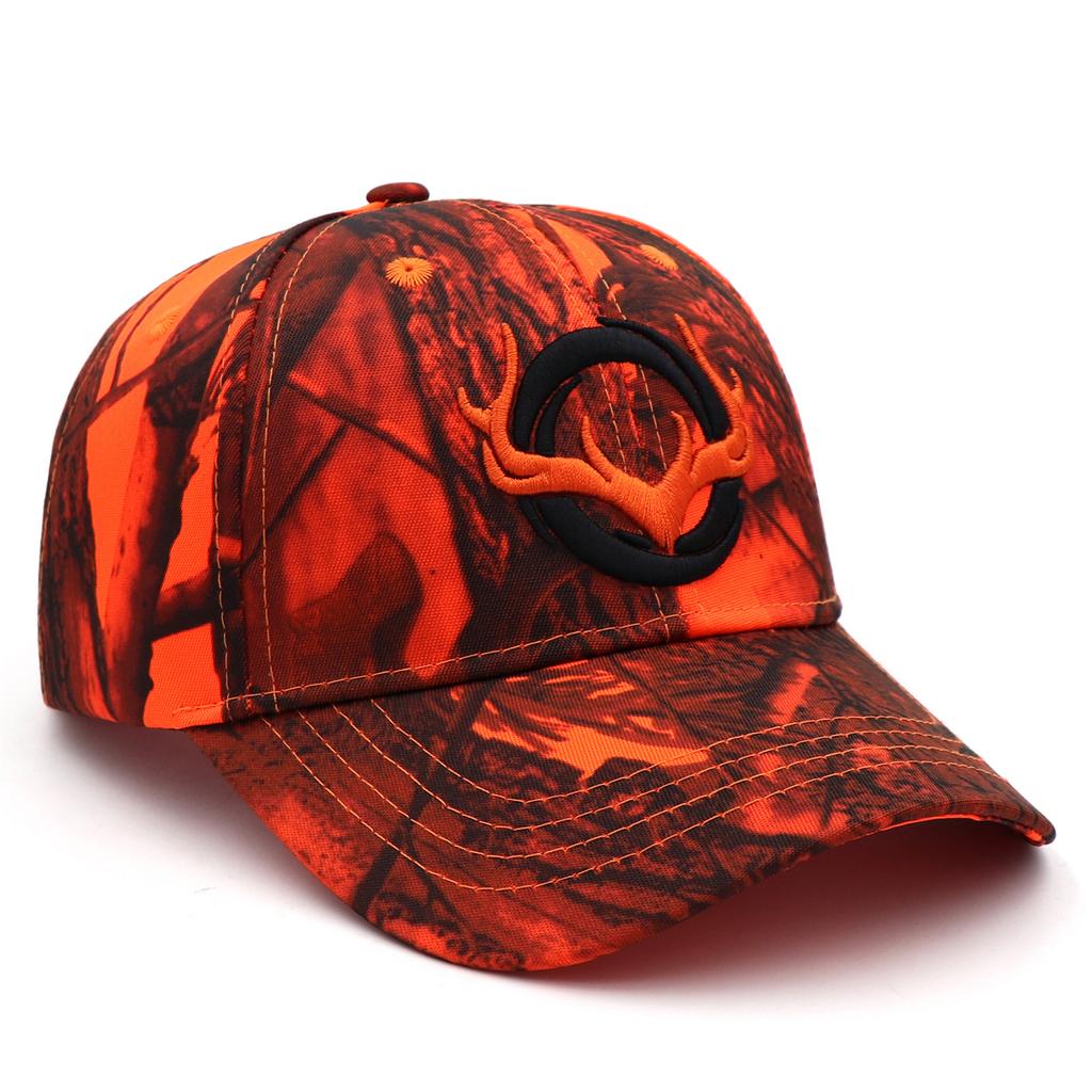 Elk animal embroidery cap camouflage outdoor sports baseball cap