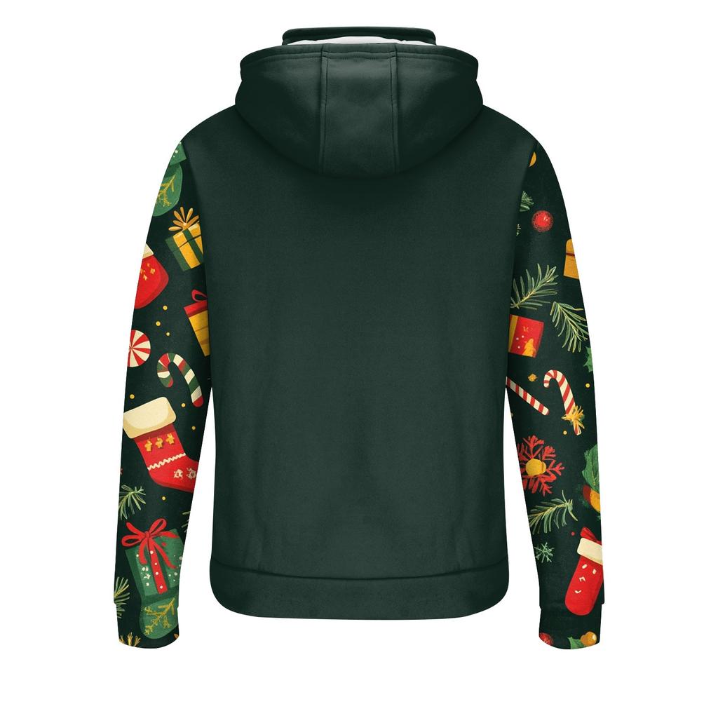 Bahar ve Erkek Ayakta Yaka Sweatshirt Açık Hava Rahat Kazak Üstleri