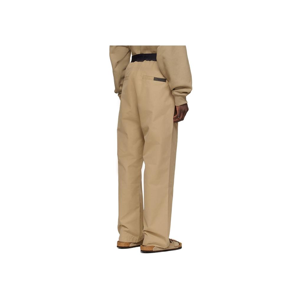 Fear Of God Essentials Ss22 Tan Cotton Lounge Pants Men Pants Oak FOG-SS22-588