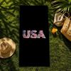 Pattern USA America Flag Towel Towel beach towel, quick drying absorbent bath towel for Swim,Gym,Camping,Outdoor hot