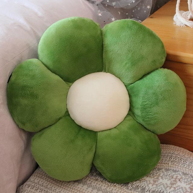 Vibrant Blossom Soft Pillow Figure Snuggly Toon Foliage Cushioned Figure Armchair Headrest Couch Bolster Adorned Floor Mat Surprise