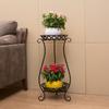 European-Style Multi-Layer Iron Flower Stand for Indoor and Balcony Use