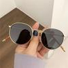 Fashion Glasses Fishing Metal Frame Shades Round Sun Glasses Women's Eyewear Retro Women Men Sunglasses UV400