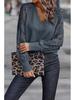 European & American Women's V-neck Lace Knitted Sweater - Loose Casual 2024 Spring/Summer Fashion Top
