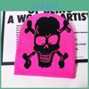 Bonnet tricoté à motif de crâne avec chaleur pour streetwear et Halloween hiver
