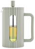 Zaparzacz do herbaty kawy szklany French Press 600 ml zielony KLAUSBERG KB-7750