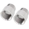 Pair of 1 2 Inch NPT Male To 1 2 Inch NPT Female Pipe Fitting Stainless Steel Pipe Fitting Adapter Coupler