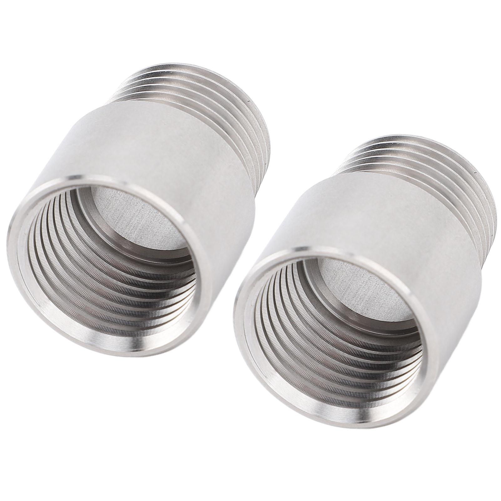 

Pair of 1 2 Inch NPT Male to 1 2 Inch NPT Female Pipe Fitting Stainless Steel Pipe Fitting Adapter Coupler