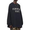Fear of God Essentials Tricou Negru cu Mânecă Lungă pentru Bărbați 125BT242010F