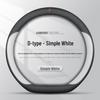 Compatible with Hongqi H5, HS5, E-QM5, HS3, H6, H9: Ultra-Thin Genuine Leather Steering Wheel Cover, Anti-Slip, All-Season.