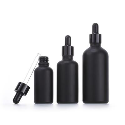10ml 30ml 50ml 100ml Dropper Glass Bottle Fine Oil Bottle Scrub Black Light Avoidance Glass Cosmetics Separate Bottling