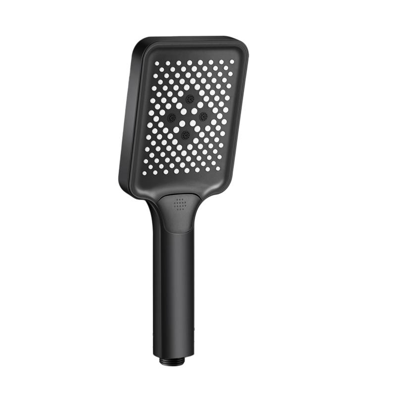 Shower Head, Pressure-boosting Shower Nozzle, Large Water Output Silicone Anti-clogging Shower Head with Three-level Adjustment