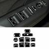 For Honda Civic 10th 2016-2021 Gloss Black Window Lift Switch Button Sticker 11x