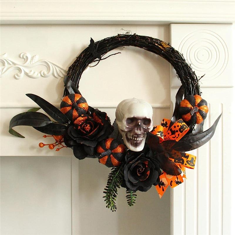 ABFS Halloween Front Door Decorations Halloween Decorations For Door, Wall, Window, Garden