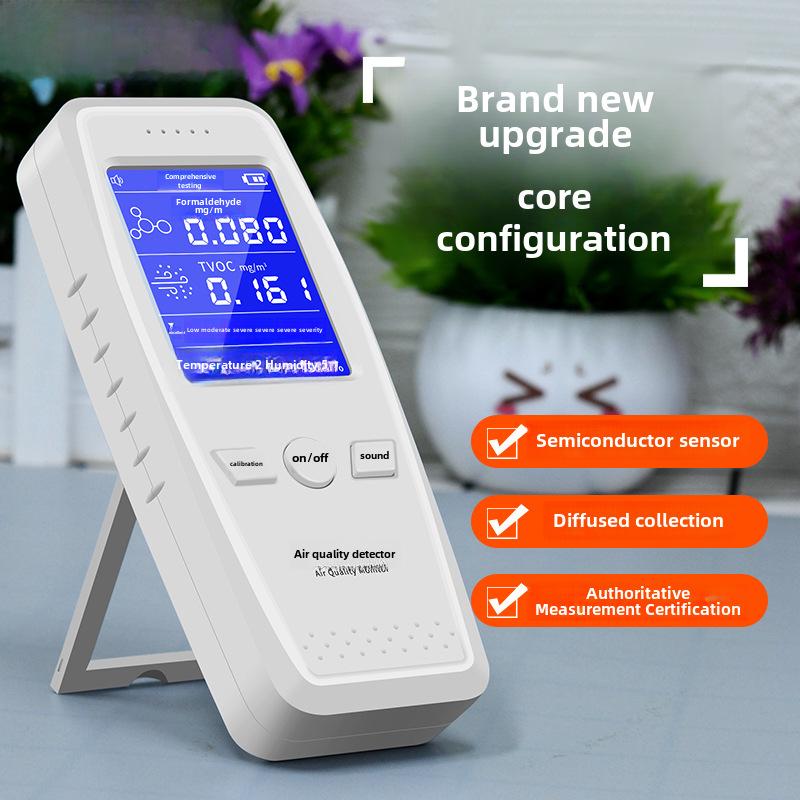 Air Quality Monitor, Formaldehyde Detector, TVOC Meter, Temperature Humidity, Home Air Tester