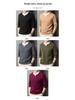 Men’s 2025 Autumn/Winter Long Sleeve Double Collar Patchwork Sweatshirt