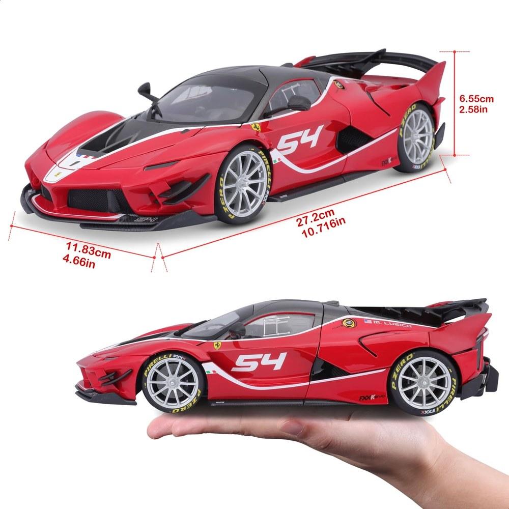 Bburago Signature Series Ferrari FXX-K EVO Diecast Car Model 1/18 Finished Product 18-16908 Red