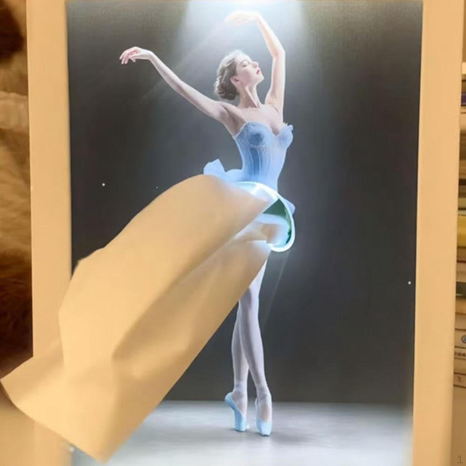 

Ballet Girl Tissue Box Creative Practical Decorative NightStand Decor Elegant with for Desk