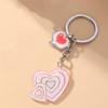 Flower Butterfly Heart Keychains Cartoon Pendant Keyring Handbag Charm Pendant