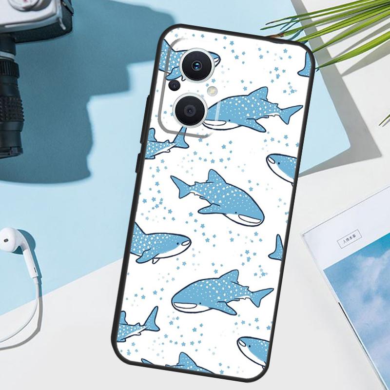 whale sharks Cover For OPPO Reno 14 F 12 11 10 13 Pro 11F 12F 13F 7 8 Lite OPPO Find X8 X6 X5 X9 Pro Case