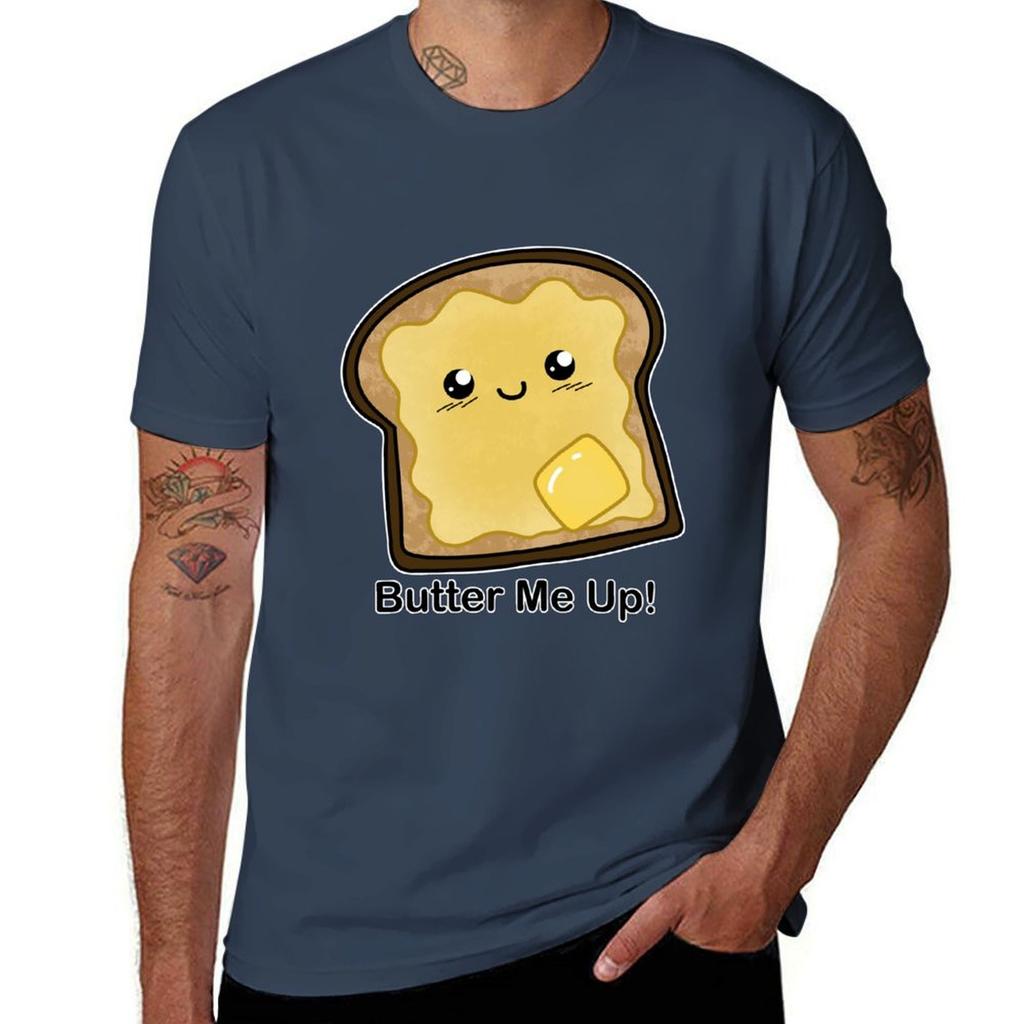 Buttered Toast Butter me up TShirt Casual Loose Fit Short Sleeve TShirt
