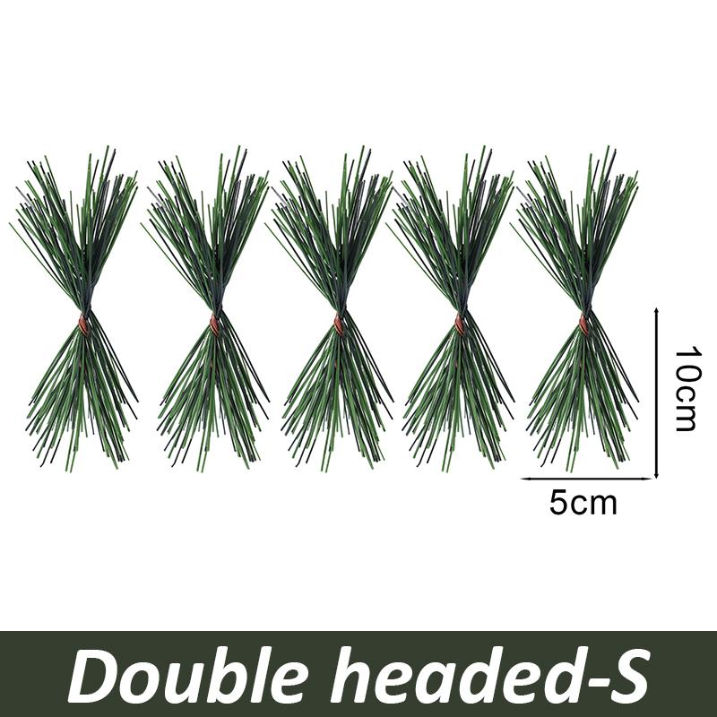 

30/1pcs Artificial Pine Needles Branches Green Leaves Fake Plants DIY Wreath Garlands Christmas Party Bouquet Home Decoration 5pcs